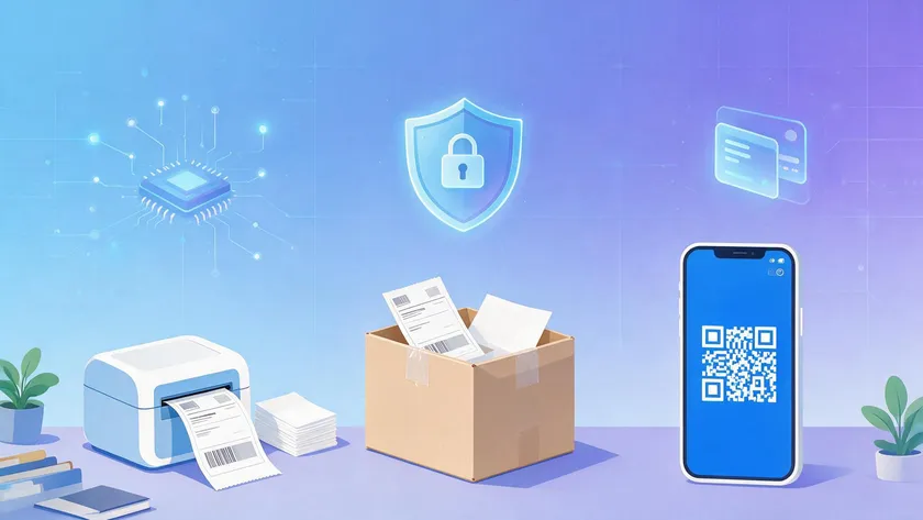 Three return label methods compared: print-at-home, prepaid in-box, and QR code drop-off