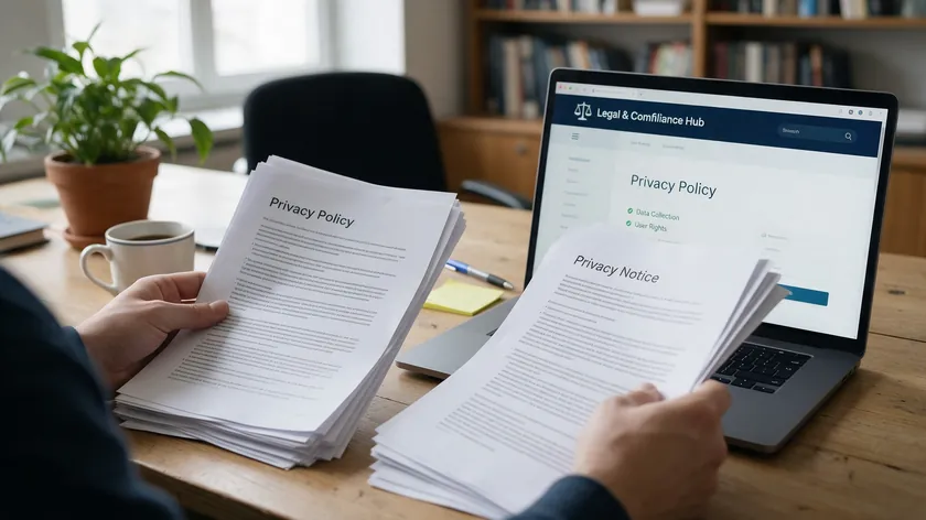 Privacy Policy vs Privacy Notice: What the Law Actually Requires